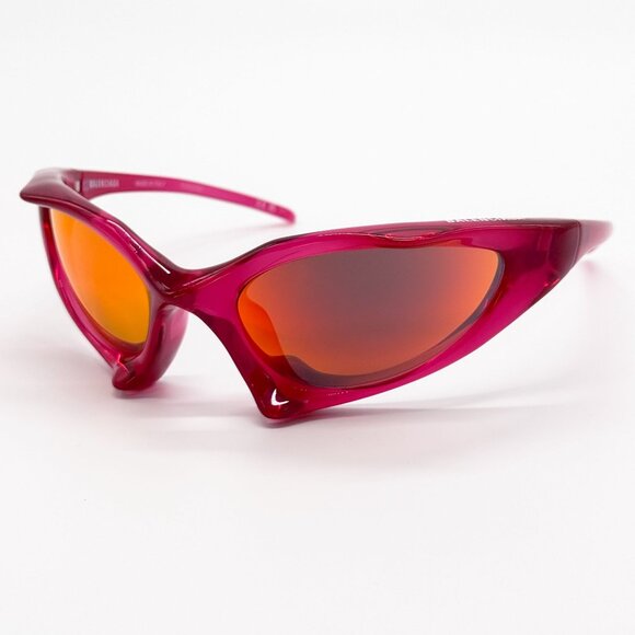 NEW BALENCIAGA SUNGLASSES BB0352S 006 RED UNISEX EYEWEAR main image 5